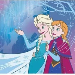 Worlds Apart, Disney Frozen Frozen - Speelkleed - 95 X 133 - Speeltapijt - Frozen Speelgoed - Speelmat - Speelkleed Baby - Nylon - Kinder Vloerkleed -