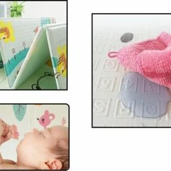 Levabe Speelmat - Baby - Kinderen - Educatief - Kruipmat - Speelkleed - Dubbelzijdig - XL - Opvouwbaar - 1CM Dik - Foam - Stadsverkeer - Giraffe & Treintje - Cijfers & Letters - 150 X 200 CM - Inclusief Opbergtas -Exporteren speelkleden winkel 550x399 3