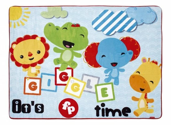 Fisher-Price Fisher Price Speelkleed Tapijt Voor De Kinderkamer - 117 X 157 Cm Groot - Gemaakt Van Super Zacht Materiaal 4 Fisher-Price Fisher Price Speelkleed Tapijt Voor De Kinderkamer - 117 X 157 Cm Groot - Gemaakt Van Super Zacht Materiaal - Afbeelding 2