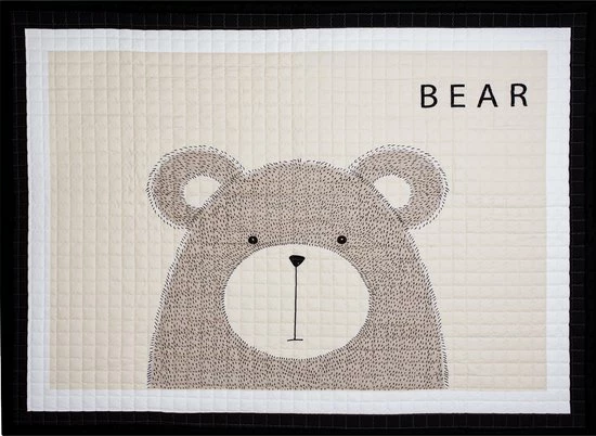 Merkloos Speelkleed Baby / Kind XL - 200x150cm - Inclusief Bijpassende Draagtas - Antislip - Kinder Speelmat Dier -0-4 Jaar - Beer 8 Merkloos Speelkleed Baby / Kind XL - 200x150cm - Inclusief Bijpassende Draagtas - Antislip - Kinder Speelmat Dier -0-4 Jaar - Beer - Afbeelding 6