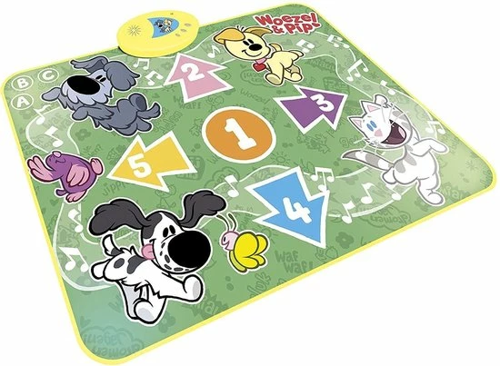 Woezel En Pip Woezel & Pip Interactieve Speelmat - Met Licht & Geluid - 90 X 70 Cm 4 Woezel En Pip Woezel & Pip Interactieve Speelmat - Met Licht & Geluid - 90 X 70 Cm - Afbeelding 2