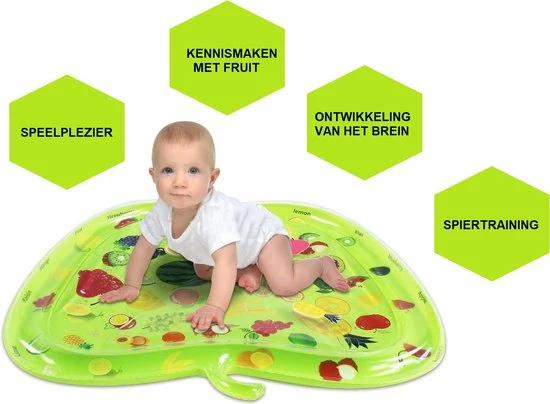 Merkloos Waterspeelmat Baby Groene Appel Vanaf 3 Maanden – Waterspeelgoed - Speelkleed - Speelmat - Kraamcadeau Tip - Babyshower Idee - Baby Cadeau 6 Merkloos Waterspeelmat Baby Groene Appel Vanaf 3 Maanden – Waterspeelgoed - Speelkleed - Speelmat - Kraamcadeau Tip - Babyshower Idee - Baby Cadeau - Afbeelding 4