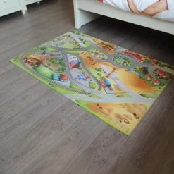 Achoka Groot Speelkleed Bouwput Met Veel Kranen 100x150 -Exporteren speelkleden winkel 550x404 3