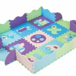 Springos Speelmat | Speelmat Foam | Puzzelmat | Figuren | 9 Puzzelstukken