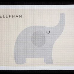Merkloos Speelkleed Baby / Kind XL - 200x150cm - Inclusief Bijpassende Draagtas - Antislip - Kinder Speelmat Dier -0-4 Jaar - Olifant -Exporteren speelkleden winkel 550x406