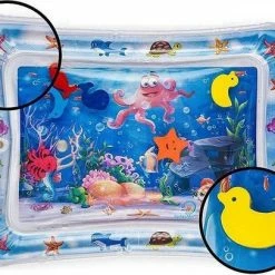 STEDDY Babygym - Speelmat Baby - Waterspeelmat - Tummy Time - Baby Watermat - Waterpret - Baby Kadootje - Peuter Ontwikkeling - Inclusief Slabbertje -Exporteren speelkleden winkel 550x406 3