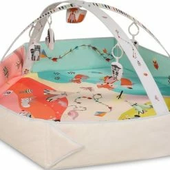 Lionelo Jenny Plus - Speelkleed - 5 Speelgoedjes - 2 Bogen - Babygym 2in1 -Exporteren speelkleden winkel 550x407 1