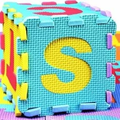 Buxibo Puzzelmat Alfabet - 26 Letters - Speelkleed Baby - Foam Speelmat 27 X 27 CM -Exporteren speelkleden winkel 550x407 4