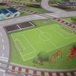 Achoka Verkeerskleed City Racing - Speed Way 100 X 150 Cm -Exporteren speelkleden winkel 550x408 6