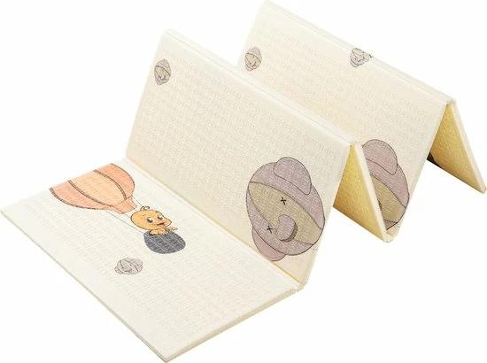 Eazy Kids Baby Speelmat – Dubbelzijdig Speelkleed – Opvouwbaar – Foam – Antislip En Waterafstotend - 150x200x1cm - C07 3 Eazy Kids Baby Speelmat – Dubbelzijdig Speelkleed – Opvouwbaar – Foam – Antislip En Waterafstotend - 150x200x1cm - C07