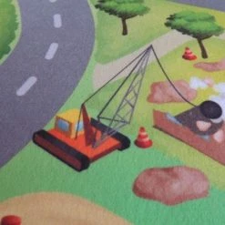 Achoka Groot Speelkleed Bouwput Met Veel Kranen 100x150 -Exporteren speelkleden winkel 550x410 4