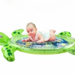 HAYALI Baby Opblaasbare Waterspeelmat Schildpad Buiktijd Speelmat Voor Zuigelingen Kraamcadeau Speelkleed Aquamat Peuter