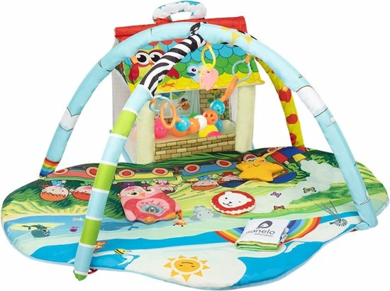 Lionelo Imke Plus - Speelkleed - 30 Ballen Inbegrepen - Grote Matmaat 90x85x48 Cm - Ontwikkelt Baby's Zintuigen 9 Lionelo Imke Plus - Speelkleed - 30 Ballen Inbegrepen - Grote Matmaat 90x85x48 Cm - Ontwikkelt Baby's Zintuigen - Afbeelding 7