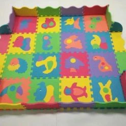 Buxibo 25 Delige Speelmat - Kinderpuzzel - Puzzelmat Dieren Met Opbergtas -Exporteren speelkleden winkel 550x412 15