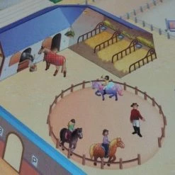 EazyLife Speelmat -speelkleed - Speeltapijt Paardenmanege 100x150cm -Exporteren speelkleden winkel 550x412 17