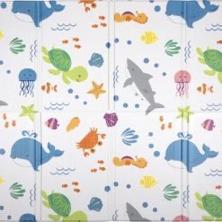 Let's Play Speelkleed - Speelmat - Luiermat - Hypo Allergeen Kunststof - 90 X 120 X 0,8 Cm - Zeedieren -Exporteren speelkleden winkel 550x413 2