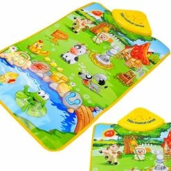 Yigu Interactief Speelmat Met Geluid Speelkleed Baby Peuter - Boerderijmat Met Dierengeluiden En Melodieën - Muziekmat Baby Peuter Speelgoed - Boerderij Dier - Incl Batterijen En Schroevendraaier -Exporteren speelkleden winkel 550x416 2