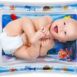 STEDDY Babygym - Speelmat Baby - Waterspeelmat - Tummy Time - Baby Watermat - Waterpret - Baby Kadootje - Peuter Ontwikkeling - Inclusief Slabbertje -Exporteren speelkleden winkel 550x417 2