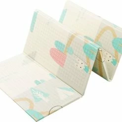 Eazy Kids Baby Speelmat – Dubbelzijdig Speelkleed – Opvouwbaar – Foam – Antislip En Waterafstotend - 150x200x1cm - C04