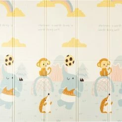 Eazy Kids Baby Speelmat – Dubbelzijdig Speelkleed – Opvouwbaar – Foam – Antislip En Waterafstotend - 150x200x1cm - C02 -Exporteren speelkleden winkel 550x424 1