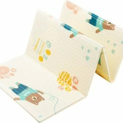 Eazy Kids Baby Speelmat – Dubbelzijdig Speelkleed – Opvouwbaar – Foam – Antislip En Waterafstotend - 150x200x1cm - C08