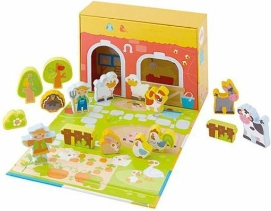 Sevi Speeldoos Boerderij 15-delig 3 Sevi Speeldoos Boerderij 15-delig