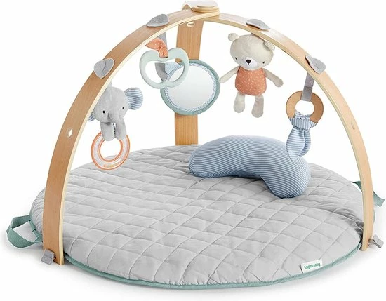 Bright Starts Ingenuity Speelkleed - Babygym - Activiteiten Gym - Cozy Spot - Speeltapijt Baby - Houten Boog 3 Bright Starts Ingenuity Speelkleed - Babygym - Activiteiten Gym - Cozy Spot - Speeltapijt Baby - Houten Boog