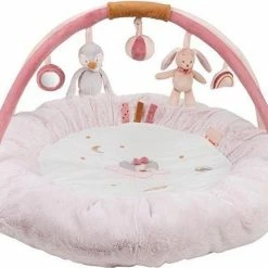 Nattou Sasha En Pauline Speelkleed - Speeltapijt - Gevuld - 90 Cm - Roze