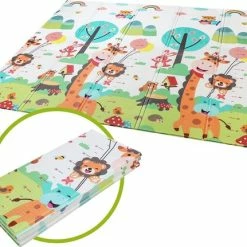 Manzibo Baby Vloerkleed - Kruipmat - Speelkleed - Kinderen - Voor Baby - Mat - Opvouwbaar