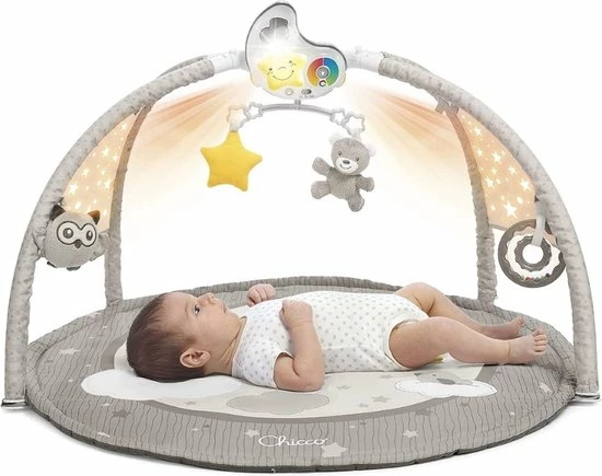 Chicco Baby Gym Kleurenplezier Beige 4 Chicco Baby Gym Kleurenplezier Beige - Afbeelding 2