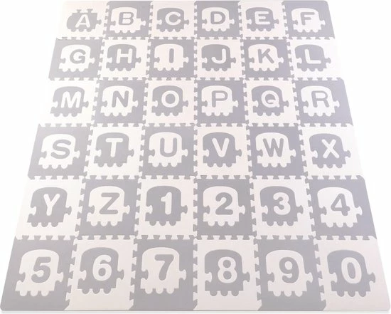 Viking Choice Speelmat - Foam Puzzelmat - 180x180 Cm - Alfabet & Cijfers 5 Viking Choice Speelmat - Foam Puzzelmat - 180x180 Cm - Alfabet & Cijfers - Afbeelding 3