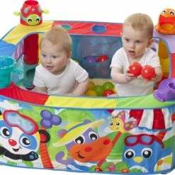 Playgro Activiteiten Ballenbak - Incl 30 Ballen/4 Speelopties - Babygym - Free Frustration Packaging -Exporteren speelkleden winkel 550x455 1