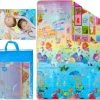 GT Commerce Grote XL Speelmat / Speel Kleed Vloerkleed Kinderen - Groot Baby & Kindervoerkleed - Dieren Kleed Jongens & Meisjes Speelkleed - Binnen & Buiten | Waterafstotend Speel Mat Speeltapijt -Exporteren speelkleden winkel 550x456 2