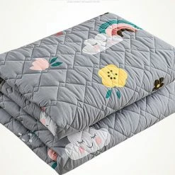 IBright XL Baby Speelkleed - Speelmat Inclusief Draagtas - Anti Slip Bodem - Wasbaar - 100% Katoen - 200x150 CM - Wolkjes Grijs -Exporteren speelkleden winkel 550x458 1