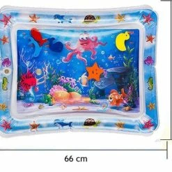 STEDDY Babygym - Speelmat Baby - Waterspeelmat - Tummy Time - Baby Watermat - Waterpret - Baby Kadootje - Peuter Ontwikkeling - Inclusief Slabbertje -Exporteren speelkleden winkel 550x458 2