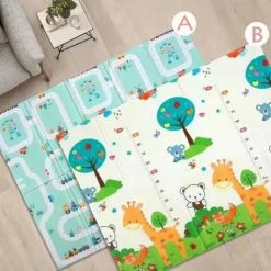 Eazy Kids Baby Speelmat – Dubbelzijdig Speelkleed – Opvouwbaar – Foam – Antislip En Waterafstotend - 150x200x1cm - C06 -Exporteren speelkleden winkel 550x458 8