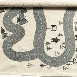 Bloomingville Mini - Vloerkleed Verkeer - Katoen - OffWhite/Grijs -Exporteren speelkleden winkel 550x460 11