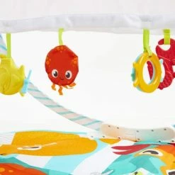 Fisher-Price Baby Speelkleed 78.5 X 78.5 X56 Cm Opvouwbare Draagbare Gym Baby Speelkleed Baby Speelmat Voor Klein Kinderen Vier Schattige Speelgoeddieren -Exporteren speelkleden winkel 550x461 3