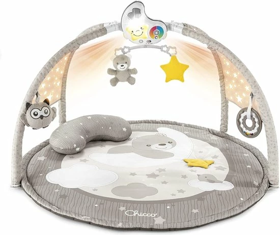 Chicco Baby Gym Kleurenplezier Beige 3 Chicco Baby Gym Kleurenplezier Beige