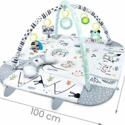 Viking Choice Speelkleed Baby - Met Boog - 110x100cm - Konijnenthema -Exporteren speelkleden winkel 550x463 2