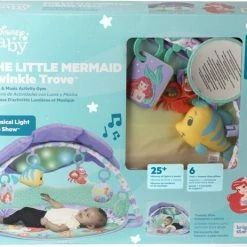 Bright Starts Disney Baby Kleine Zeemeermin Twinkle Trove Activity Gym Speelkleed K12534 -Exporteren speelkleden winkel 550x463 4
