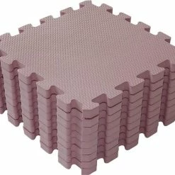 BabyDan Speelmat Vierkant Tegels 90 X 90 Roze
