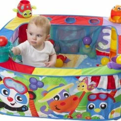 Playgro Activiteiten Ballenbak - Incl 30 Ballen/4 Speelopties - Babygym - Free Frustration Packaging -Exporteren speelkleden winkel 550x469 2