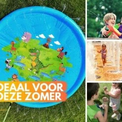Catshi Outdoor Water Fontein | Speelmat Voor Kinderen | 170 CM | Jungle Dino | Zwembad | Sproeier 11 Catshi Outdoor Water Fontein | Speelmat Voor Kinderen | 170 CM | Jungle Dino | Zwembad | Sproeier -Exporteren speelkleden winkel 550x470 2