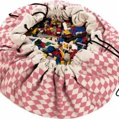 Merkloos Diamanten Roze - Speelkleed / Opbergzak