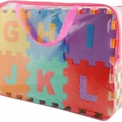 Merkloos Puzzelmat - Kindermat - Vloermat - Kruipmat - Speelmat - Speelkleed - Speelgoed - Alfabet En Dieren - Jongens - Meisjes - Peuter-Kleuter -Exporteren speelkleden winkel 550x471 8