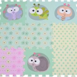 Cangaroo Insectenwereld 9 Stuks Schuimrubberen Puzzelmat 3082