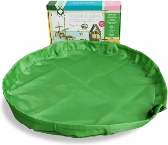 Join Clips Speel- En Opbergkleed Join Clips Polyester Groen 4 Join Clips Speel- En Opbergkleed Join Clips Polyester Groen - Afbeelding 2