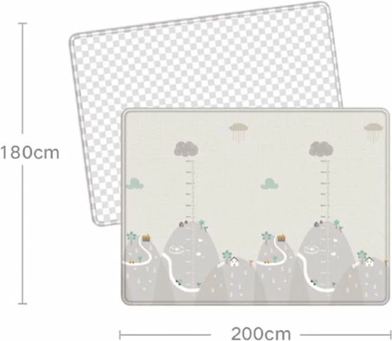 Flightmode - CHTH Kids Folding Play Mat Groot Formaat Verdikte Baby Foam Kruipmat Dubbelzijdig Waterdicht Zachte Draagbare Speelmat, XPE, BPA Vrij En Niet Giftig Voor Kinderen Peuter Zuigelingen Om Te Spelen 5 Flightmode - CHTH Kids Folding Play Mat Groot Formaat Verdikte Baby Foam Kruipmat Dubbelzijdig Waterdicht Zachte Draagbare Speelmat, XPE, BPA Vrij En Niet Giftig Voor Kinderen Peuter Zuigelingen Om Te Spelen - Afbeelding 3