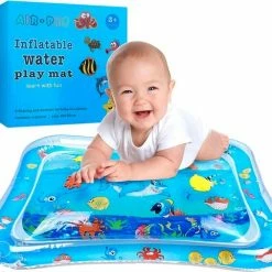 Merkloos AIR - PRO Waterspeelmat - Opblaasbaar - Hemelsblauw - Watermat Baby